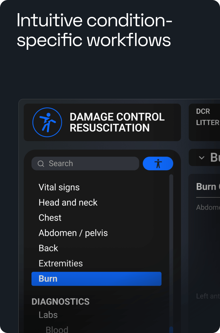 Intuitive condition-specific workflows